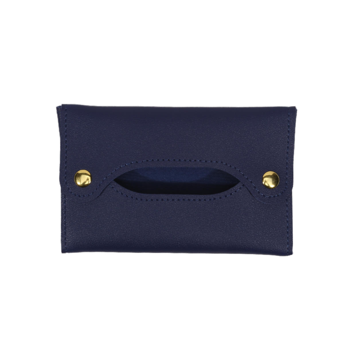 Мини-карманный мешок для салфеток, многоразовый ПУ-мешок для салфеток, дорожные гигиенические сумки для ванной комнаты, гостиной, кейс для хранения мелких предметов синий