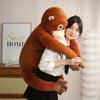 Simulation Affe Orang-Utan Puppe Superweich Stofftier Tasche Tiere Plüschtiere Anime Cartoon Deko Jungen Mädchen Geburtstagsgeschenke Kissen