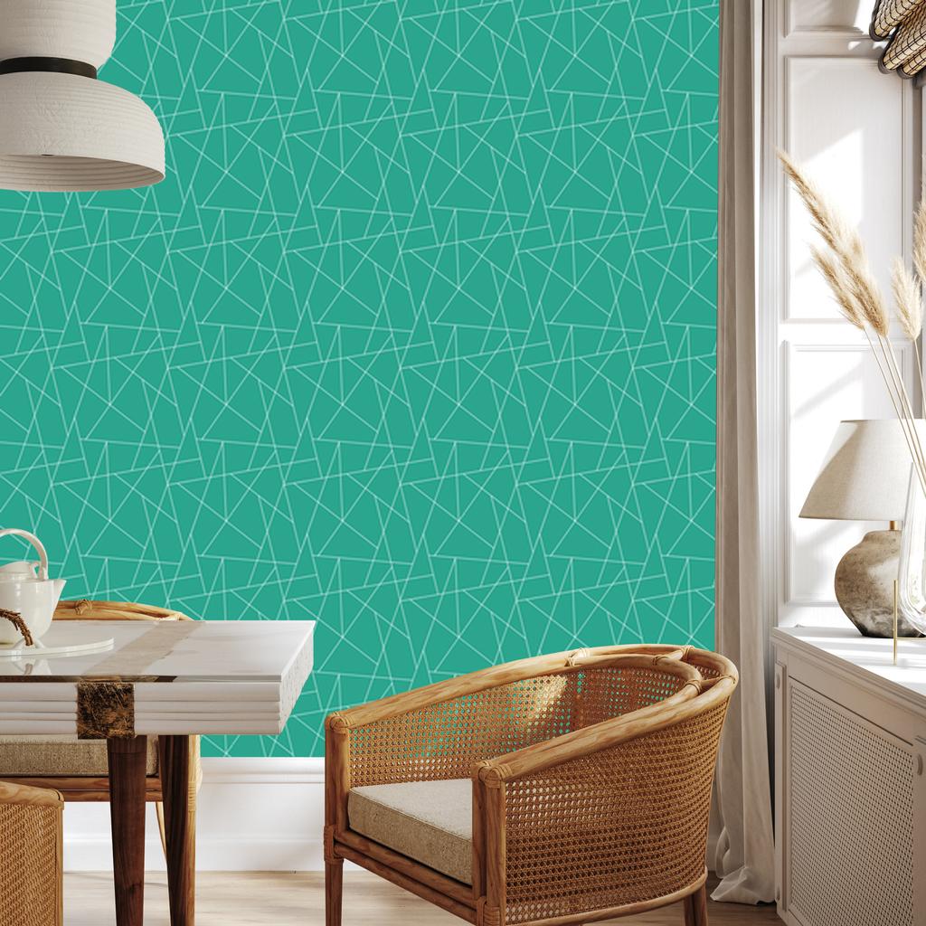 Wallpaper Geometric Pattern Sea Background, Sea Center 50x1000