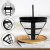 1pc Coffee Filter Coffee Machine Strainer Mesh Refillable Basket Cup Style Brewer Tool Coffee Maker Accessories Reusable