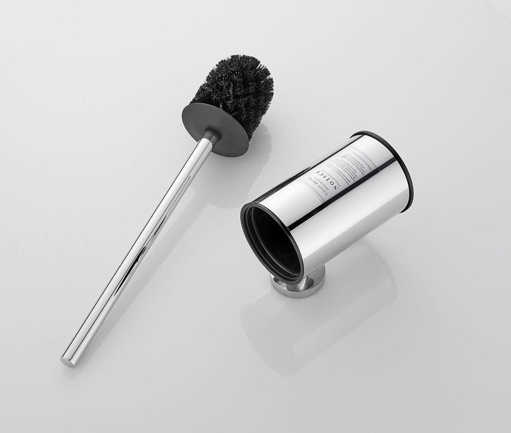 Nerezová ocel Stojací sada WC štětky - Štětka pro čištění bez mrtvého úhlu