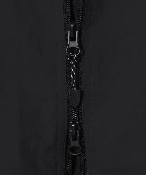 Moderment Two-Way Oversized Windbreaker Jacket_Black