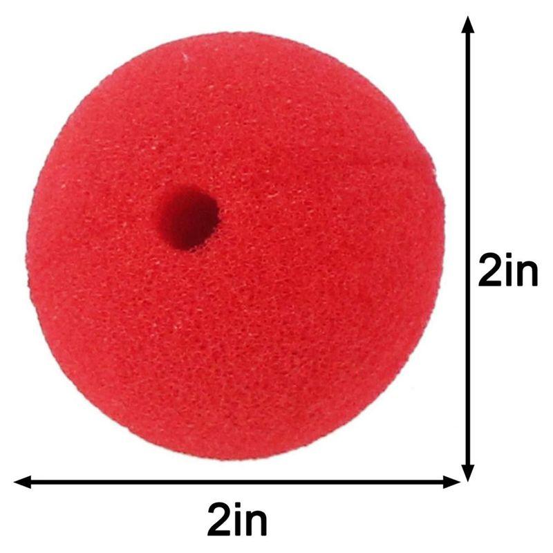 A84X-150PCS 2X2inch Cosplay Noses Red Clown Nose For Party Halloween Costume Supplies Christamas