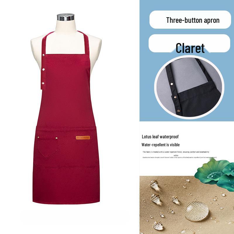 Custom Printed Waterproof Oilproof Apron for Winery & Real Estate Promotion