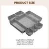 8 Pieces Felt Drawer Organizer Tray Containers Multipurpose Space Saving Dividers Desk