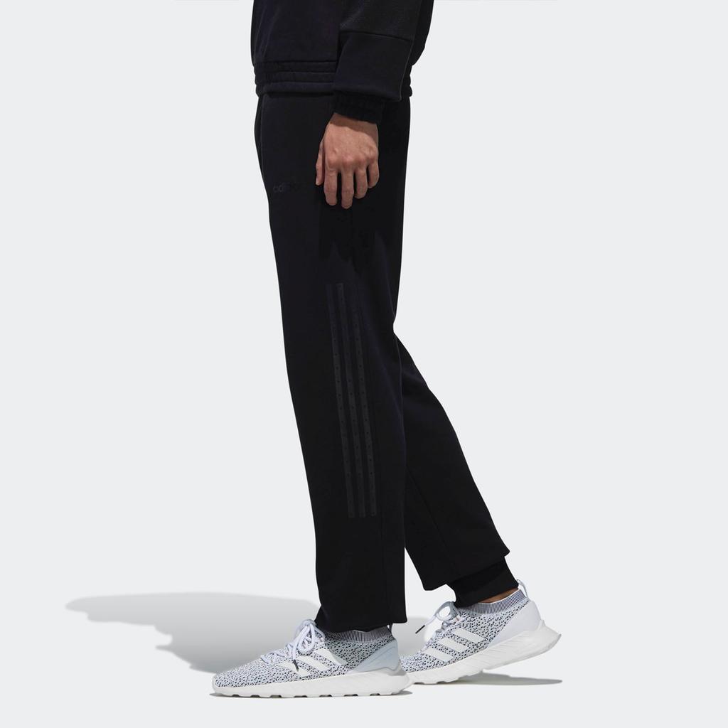 Adidas Breathable Casual Soft Knit Sports Pants Men Bottoms Black DW7886