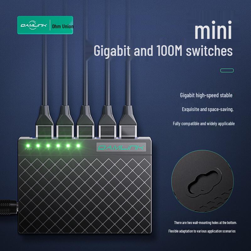 OAMLink Unmanaged Ethernet Network Switch