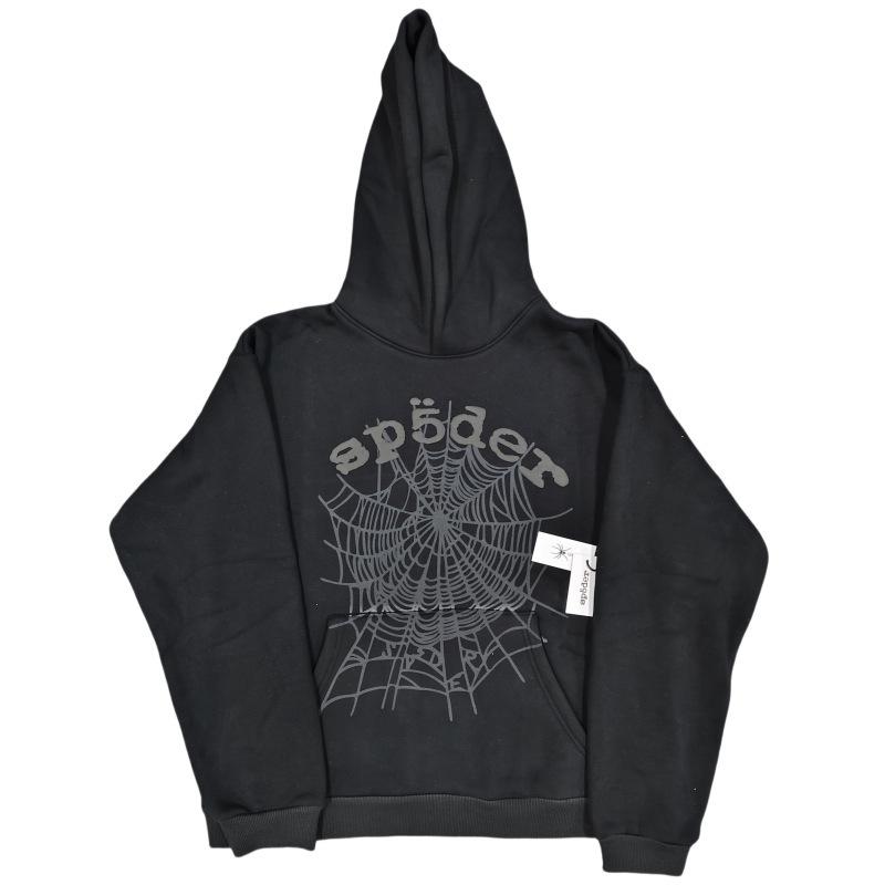 Amerikanischer High Street Spinnenprint Hoodie Unisex Lockerer Partner Hoodie Trendiges Marken Oberteil