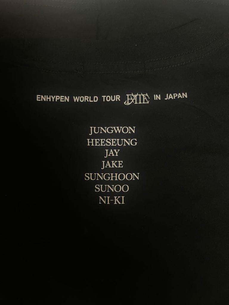 [USED] ENHYPEN FATE Tour T-shirt, size L