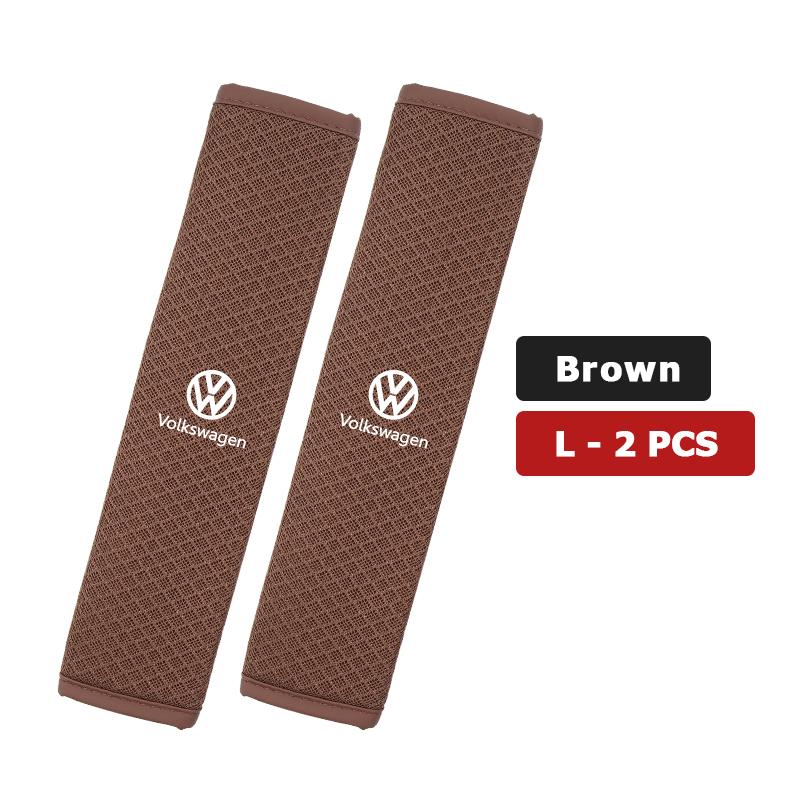 For Volkswagen B6FACar Safety Belt Shoulder Strap Adjustable Protection Pad For Volkswagen VW Scirocco Passat Polo B5 B6 B7 CC Tiguan Sharan Touran