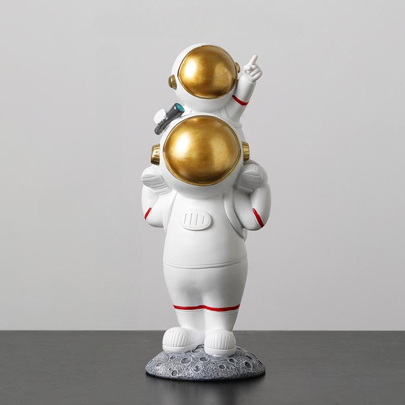 Family Astronaut Desktop Decoration Astronaut Series Office Nightstand Living Room Home Decoration Male Gift