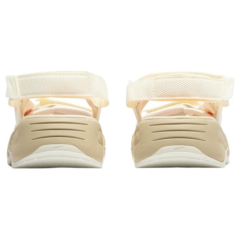 Puma Traek Lite Gradient Flames Fabric Non-Slip Wear-Resistant Sports Sandals Unisex Sandals White Orange 394974-01