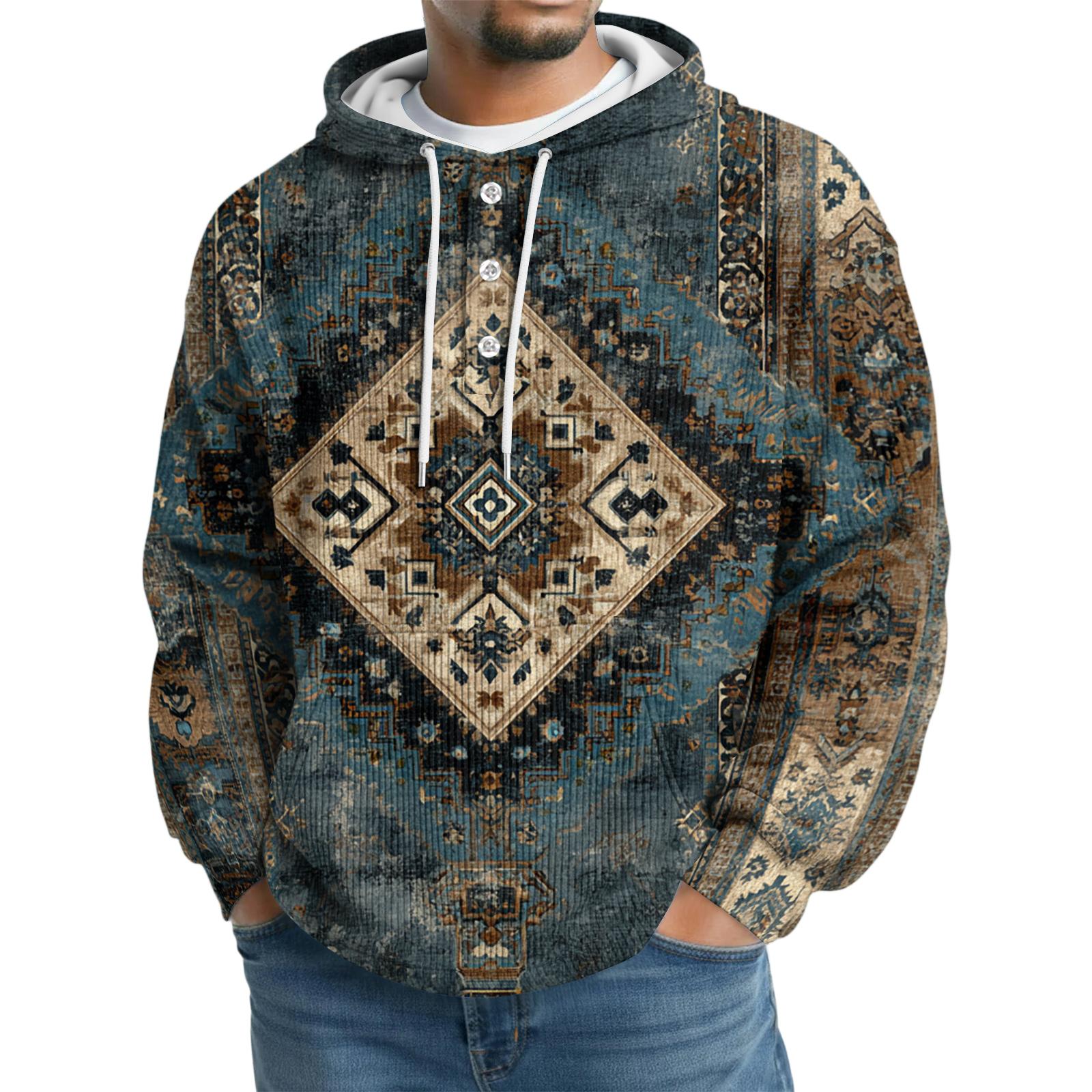 

Мужская вязаная толстовка с капюшоном, повседневная толстовка с длинными рукавами XXXL