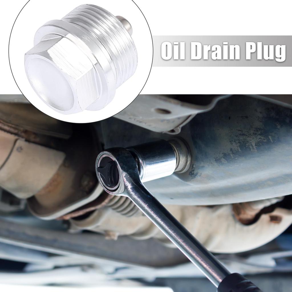 X AUTOHAUX Oil Drain Plug Oil Drain Bolt Magnetic Sump