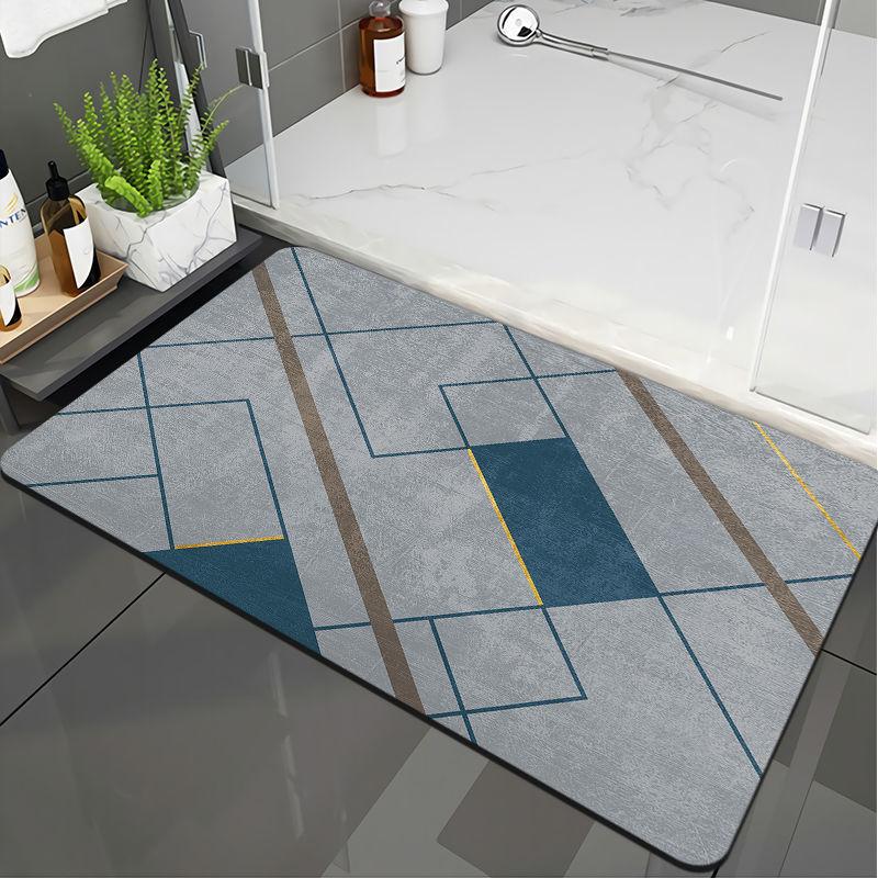 Diatom Mud Bathroom, Bathroom Entrance, Kitchen Floor Mat, Anti Slip, Absorbent, Wear-resistant, Quick Drying Mat