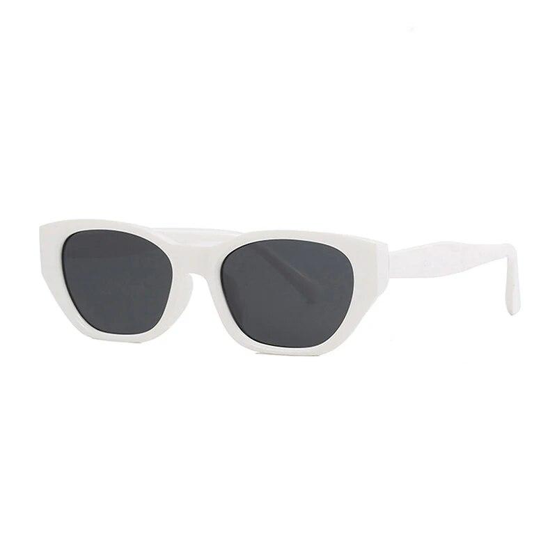 Retro Cat Eye Irregular Polygon Women Sunglasses Fashion Eyewear  Designer Eyewear Shades Uv400 Men Sun Glasses