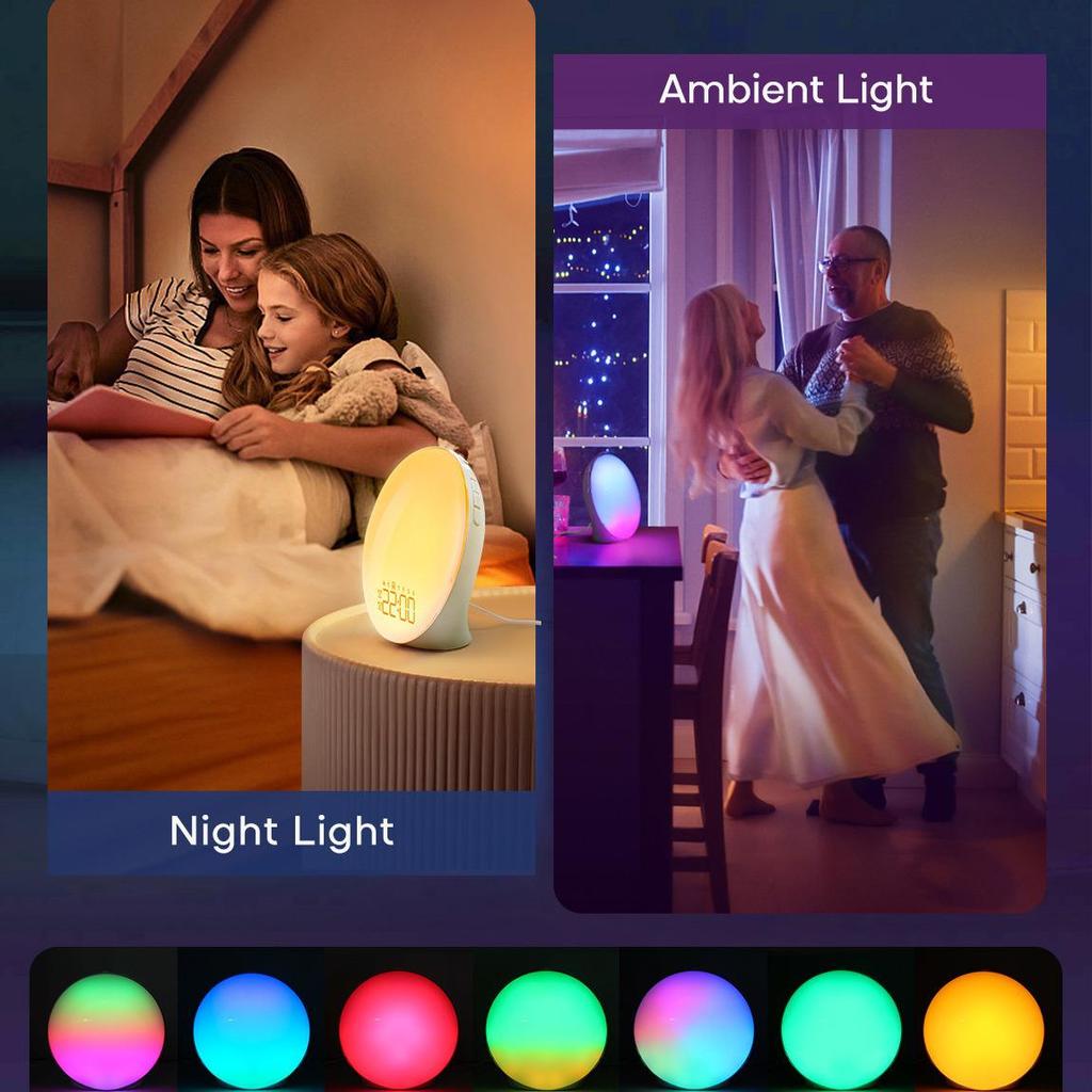 Sunrise Wake-Up Light Alarm Clock