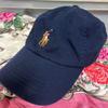 Used Polo Ralph Lauren Navy Cap POLO RALPH LAUREN Pony Logo Hat