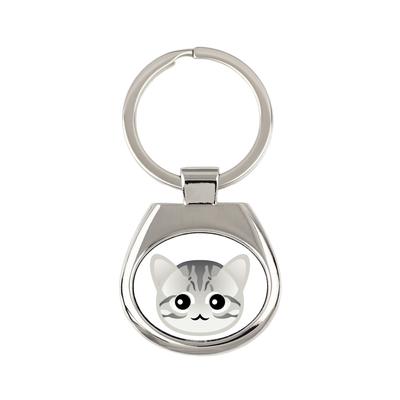 American Shorthair - Keychain Keychain for Keys by Brand
