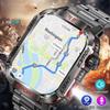 New Military GPS Smart Watch Men Flashlight IP68 Waterproof 600mAh Battery Outdoor Sport Tracker Bluetooth Call Smartwatch HT30