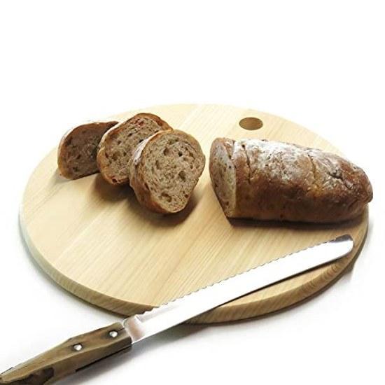 Tosa Ryuu Shimanto Hinoki Round Cutting Board Natural 30cm HC-2400