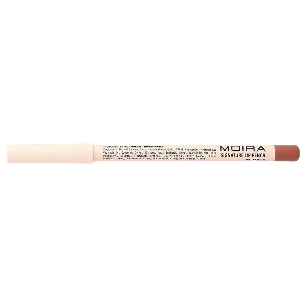 Moira Beauty, Signature Lip Pencil, 001 Natural, 1.1g (0.04oz)
