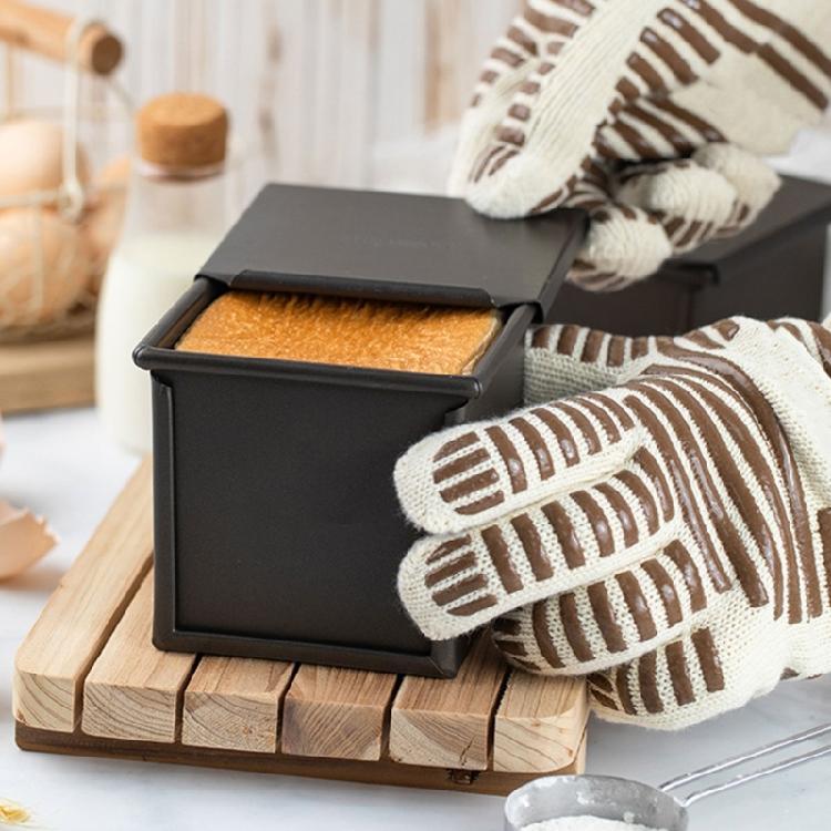 Convenient 10CM Cube Toast Box Metal Baking Mold for Toasts and Pastries Kitchen Aluminum Alloy Breakfast Bread Mould