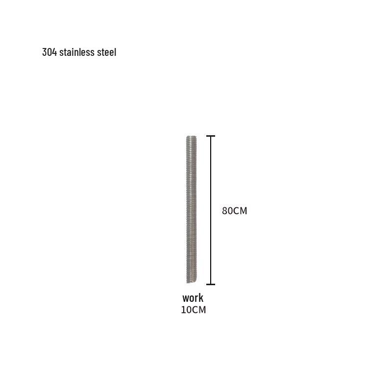 304 Stainless Steel M8/M10 Threaded Rod Bolt Stud