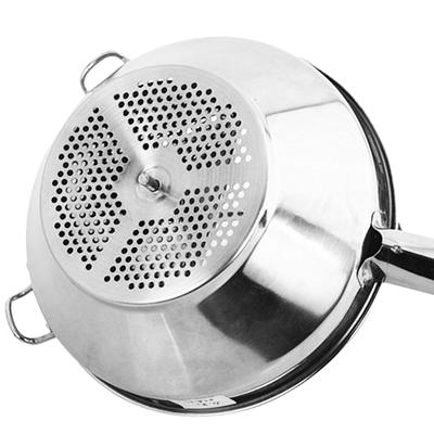 Multifunktionell matkvarn i rostfritt stål Roterande kvarn Grönsakssil Potatistomater Moserkvarn med frässkivor
