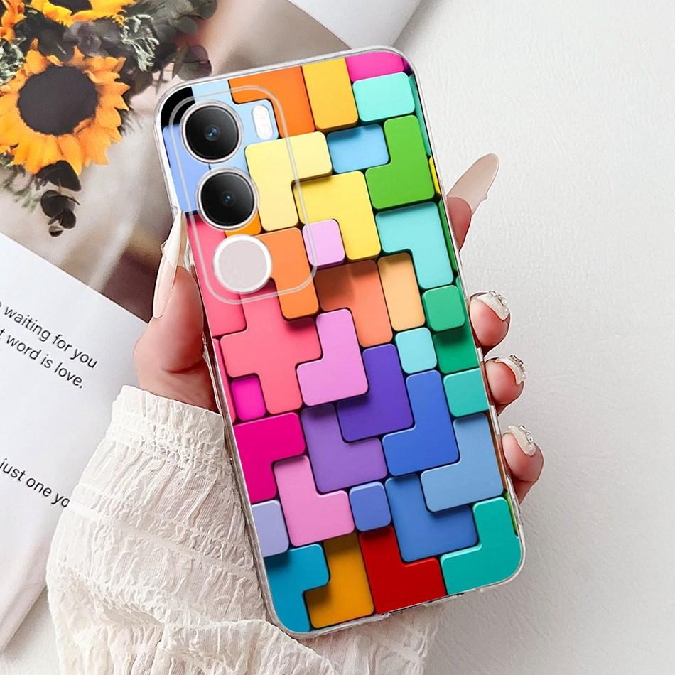 For Vivo Y19S V2419 Cool Dragon Tiger Painting Phone Case For Vivo Y19s Y 19S 4G Soft Silicone TPU Cases