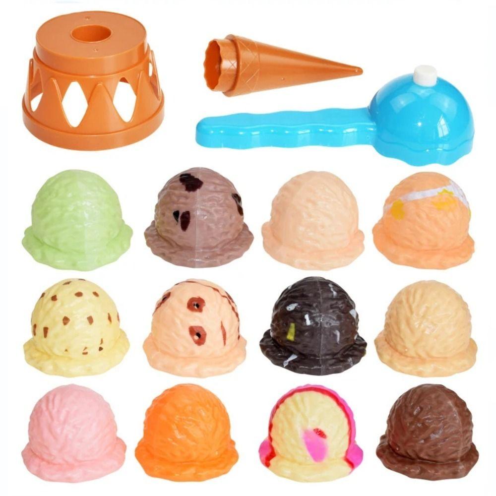 Dessert Ice Cream Games Toy Balancing Ice Cream Stack Up Balancing Toy  Pretend Play