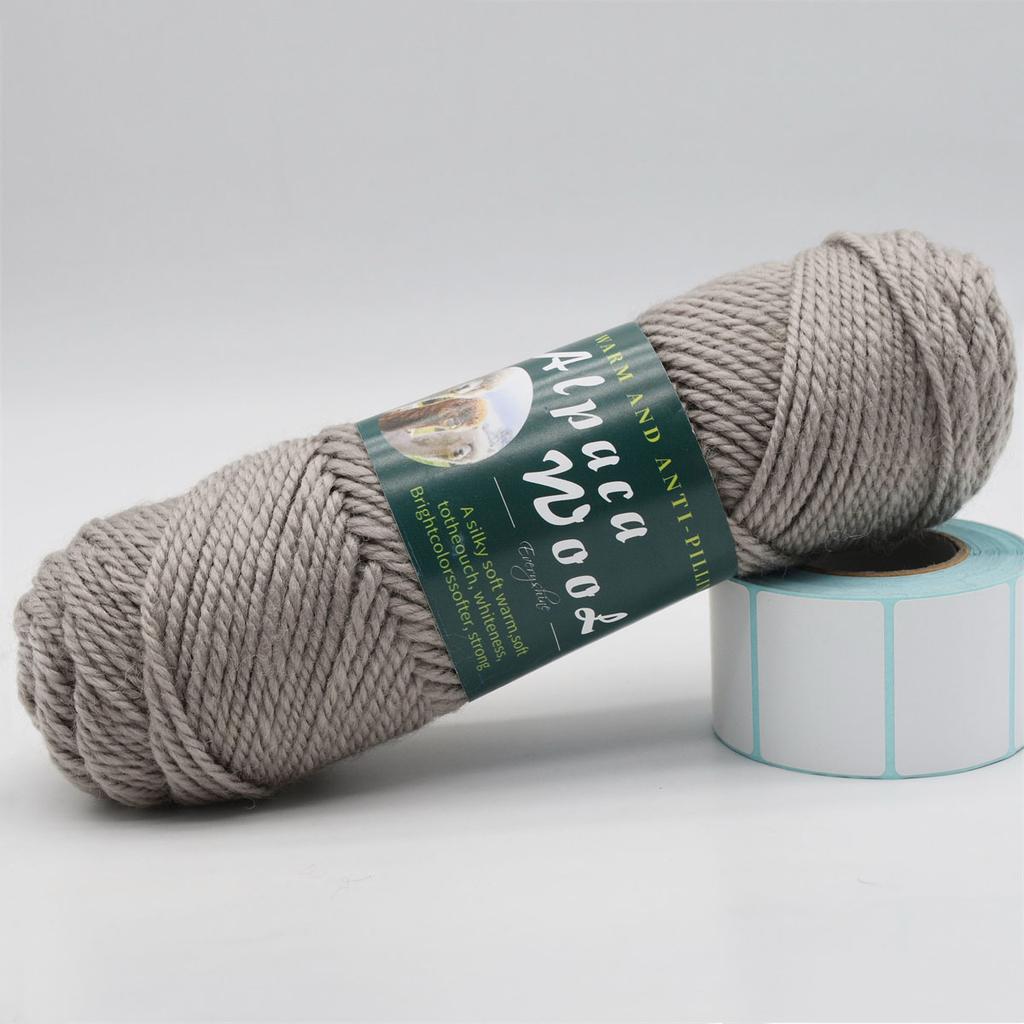 3 Knäuel Alpakawolle Garn 100g/Knäuel, 110m/Knäuel Mehrfarbig Weich & Warm Strick- Häkelgarn für Pullover, Schals, Mützen – 3,5-4,5mm Nadeln/Häkelnadeln