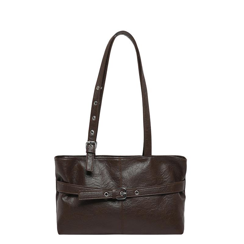 Single Shoulder Bag, Hand-held Vintage Trendy Bag, Large Capacity Bag, Commuting Tote Bag
