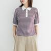 Dedra Teddy Half Open Collar T shirT Tbf3227