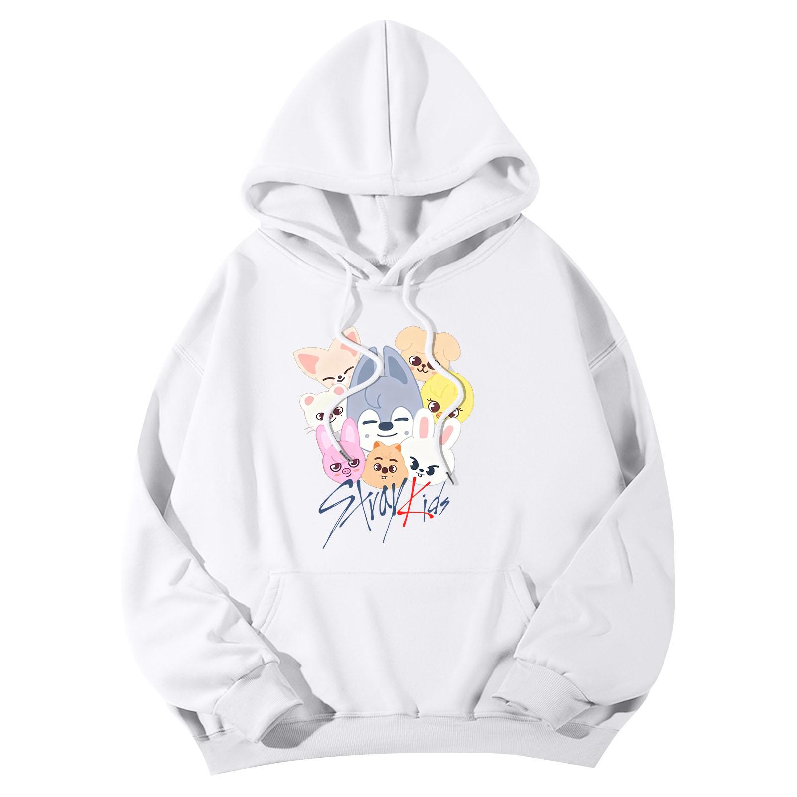 

Жіноча модна повсякденна універсальна повсякденна толстовка з капюшоном, повсякденна толстовка з накладками з довгими рукавами XL білий