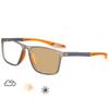 Men Ultralight Pochromic Glasses TR90 Frame Myopia Eyeglasses Women Male Vintage Color Changing Sunglasses Eyewear 0 To -4.0