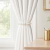 Magnetic Curtain Tiebacks with Pearls & Rhinestones, No Drill Window Curtain Holders, Elegant Luxury Curtain Tie Backs for Living Room, Bedroom