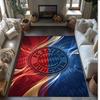 Tappeto Morbido Area Rug con Motivo Calcio Bayern Monaco Antiscivolo Tappeto per Pavimento Interno Tappetino Decorazione Sportiva per Camera da Letto