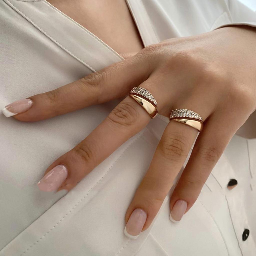 2024 Nwe Stainless Steel 18 K Gold Plated Sun Rings for Women Natural Stone Inlaid In Hollow Metal Texture Ring Trendy Jewelry