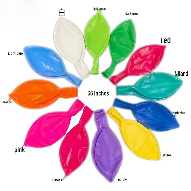 36-Inch Thick Balloon Toy with Designs for Kids - Perfect for Outdoor and Kindergarten Decorations