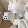 New 2026 Mirror Cartoon Cat Heart Phone Case For iPhone 17 Pro 16 15 14 Pro Max with Glitter Frame Shockproof Cover Girl