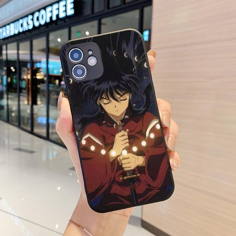Inuyasha Sesshomaru Phone Case For IPhone 14 11 12 13 Pro Max X XR XSMax 6 6S 7 8 Plus SE 2022 Soft Square Color Phone Cover