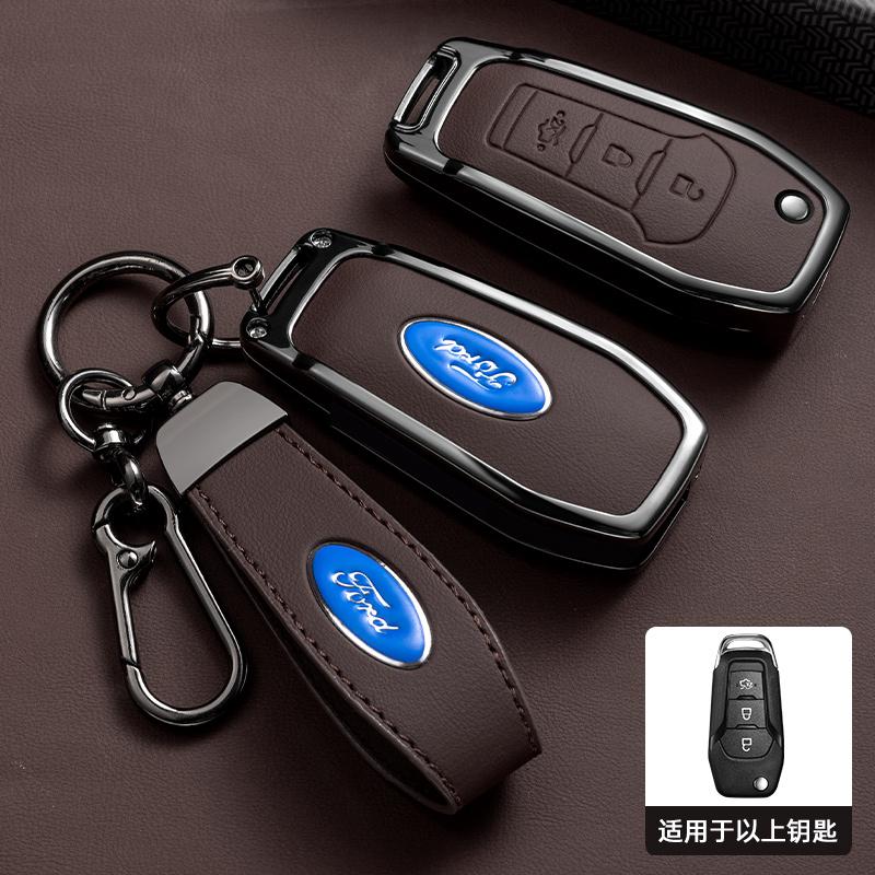 Car Smart Key Cover Case Keyless Key Bag For Ford Fusion Fiesta Escort Mondeo Everest Ranger 2019 S Max Kuga 2Focus MK3 Ecosport QM9