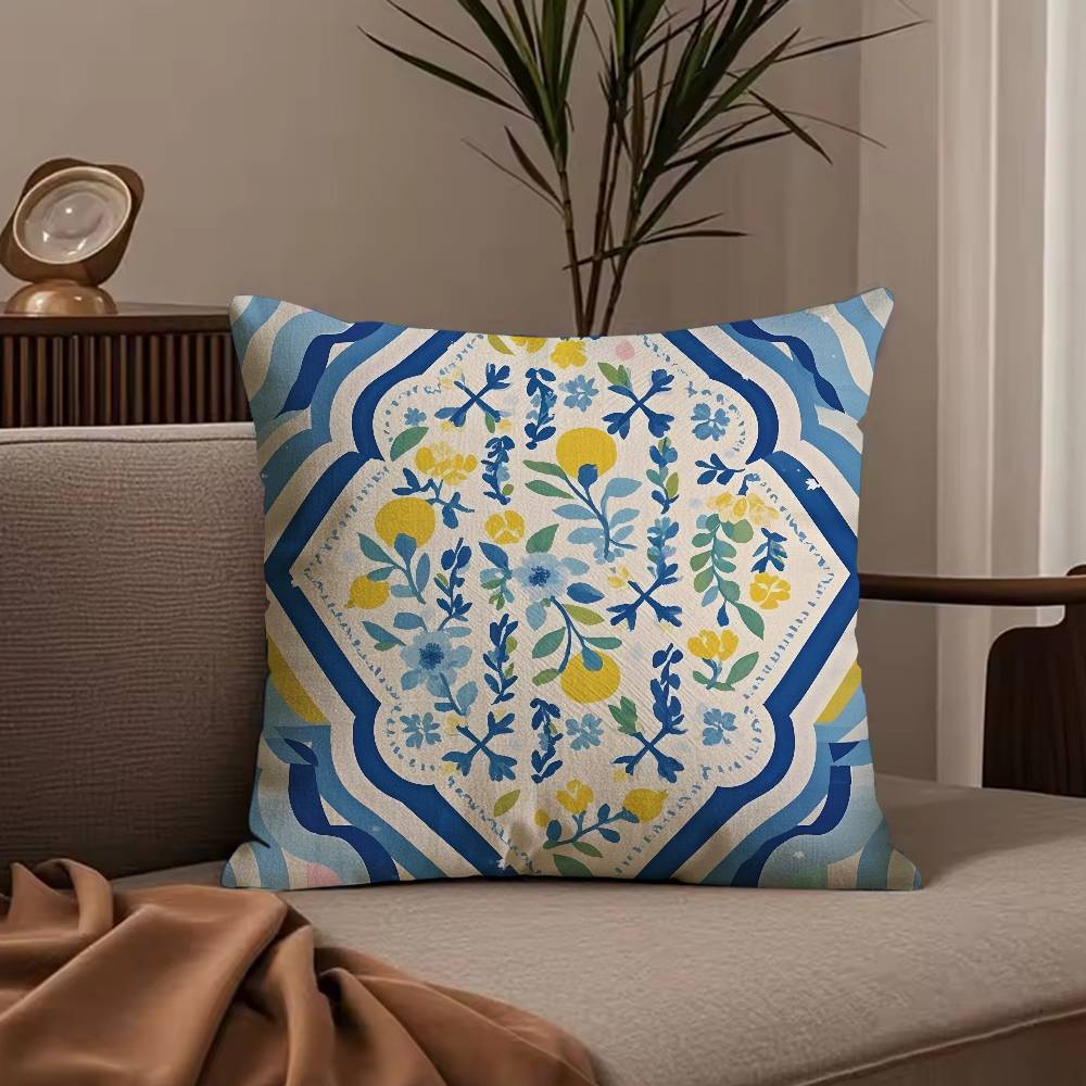 Art French Countryside Pillow Case Null