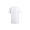 adidas T Shirts Men's White Crew Neck Moderate Straight Fit EK2855