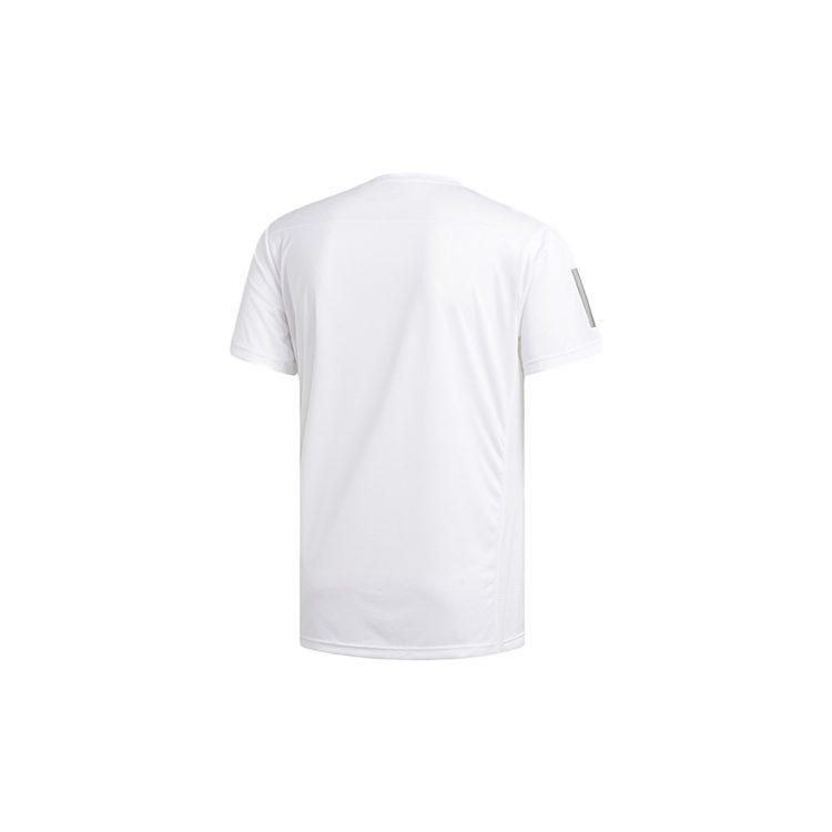 adidas T Shirts Men's White Crew Neck Moderate Straight Fit EK2855