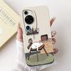 Cartoon Fashion Back Shell For Huawei P60 / P60Pro / P60Art Phone Bumper Case Soft Silicone Dragon Astronaut Funda HuaweiP60 Bag