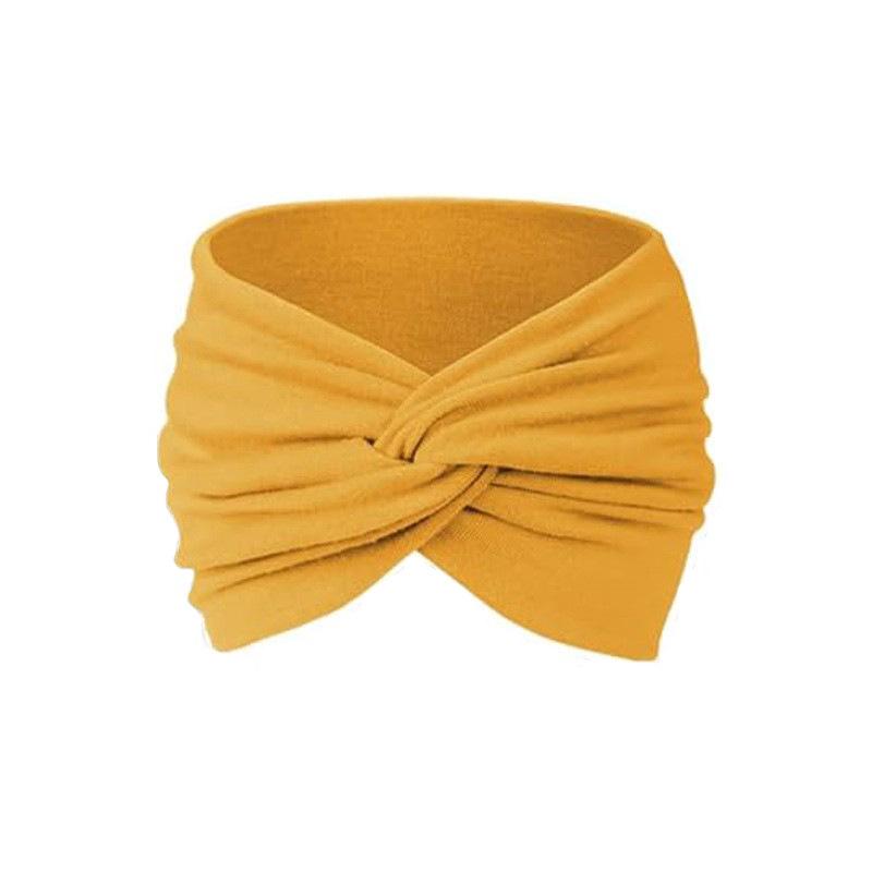 18CM Breites elastisches Yoga-Stirnband für Damen - Schweißabsorbierend für Laufen & Fitness