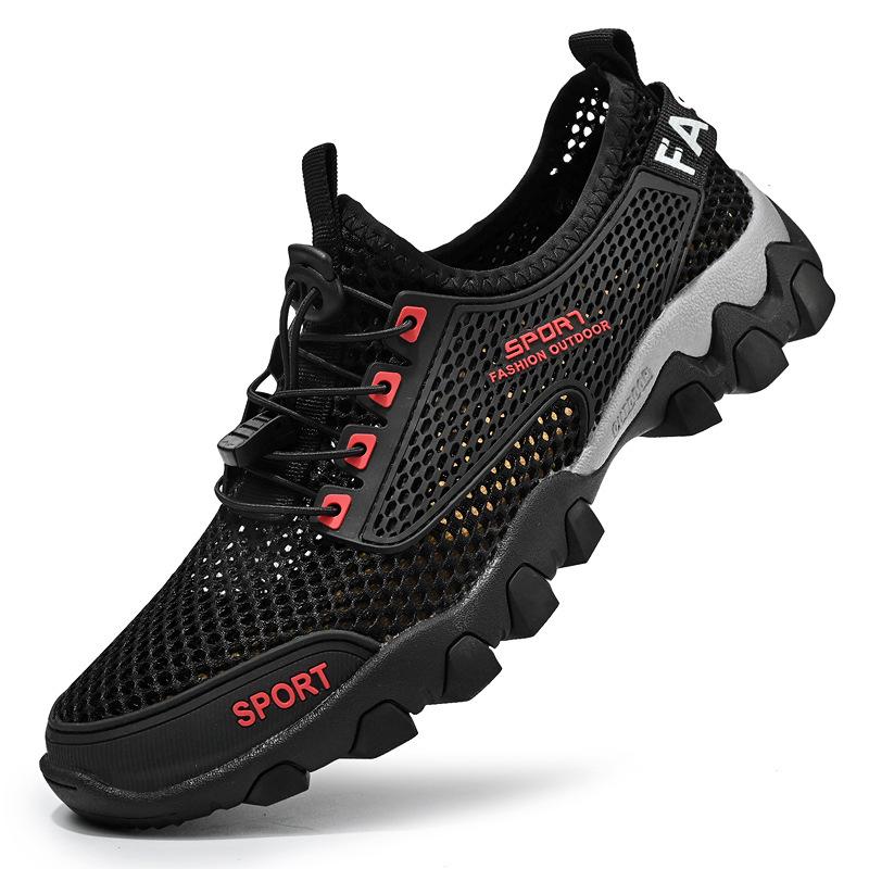 2025 Men s Summer Mesh Hiking and Water Shoes, Beach Casual Outdoor Sports Sneakers 40