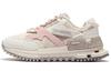 Textile, Leather Cushioning Slip Resistant Abrasion Resistant Low Top Casual Shoes Women's Pink AZGS078-3